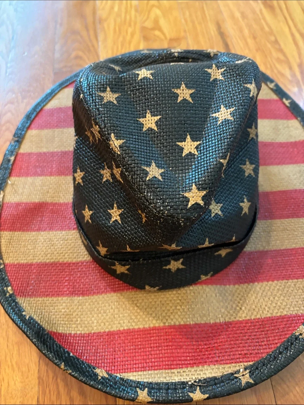 Pugs patriotic cowboy